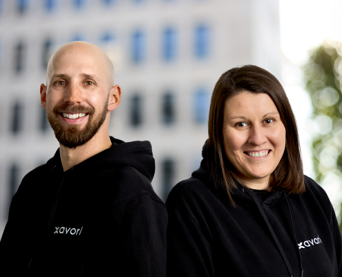 Team avori mit Stefanie Balzarek und Michael Schäufler