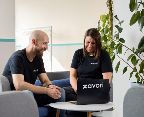 Team avori mit Stefanie Balzarek und Michael Schäufler
