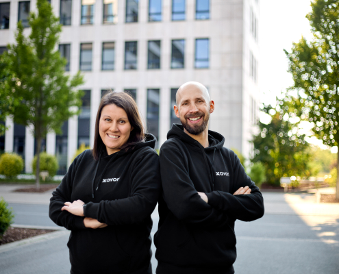 Team avori mit Stefanie Balzarek und Michael Schäufler