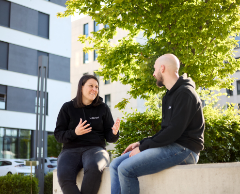 Team avori mit Stefanie Balzarek und Michael Schäufler